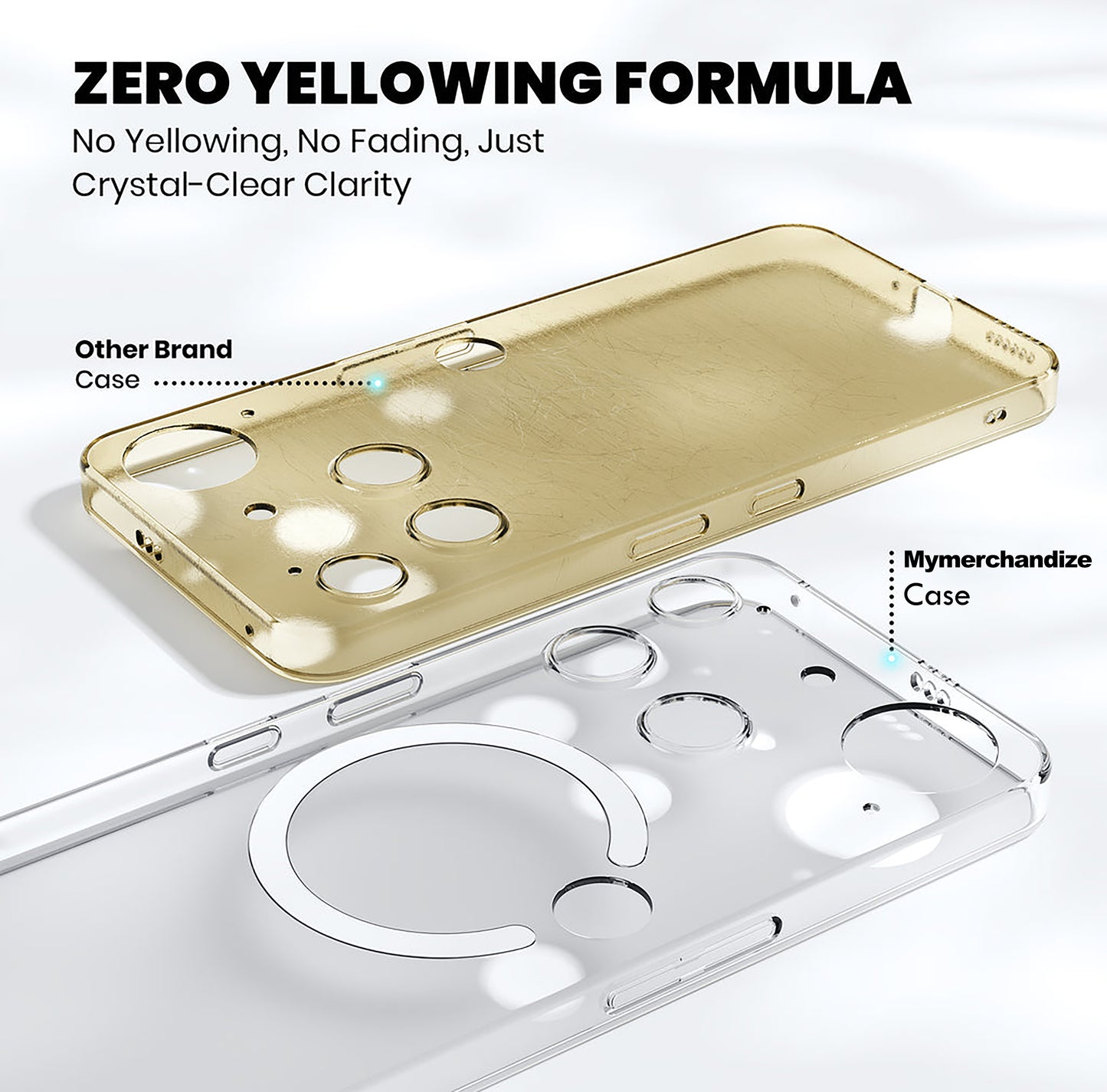 Anti Yellow Magsafe Clear Case for Nothing Phone 3