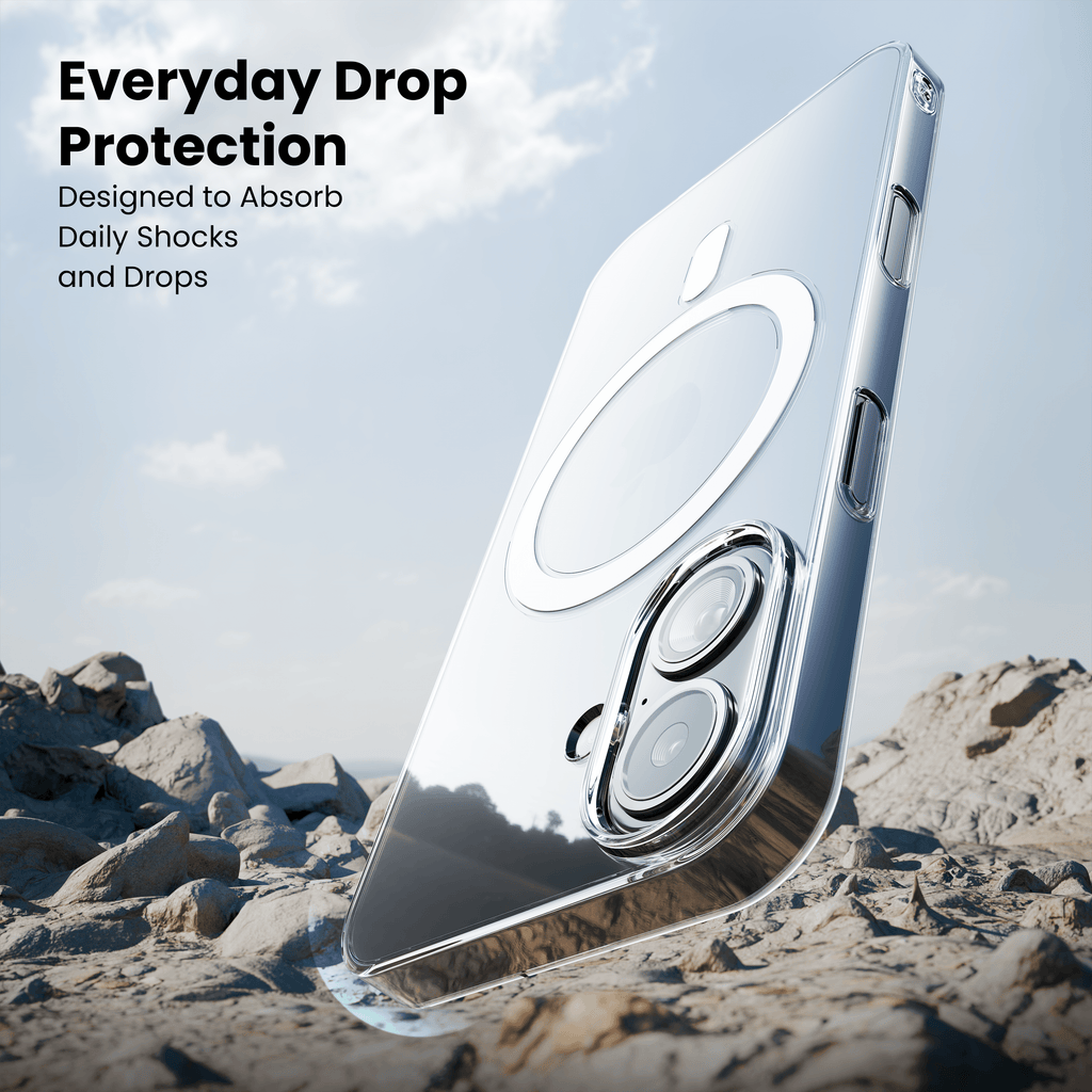 Anti Yellow Magsafe Clear Case for iPhone 16 Plus