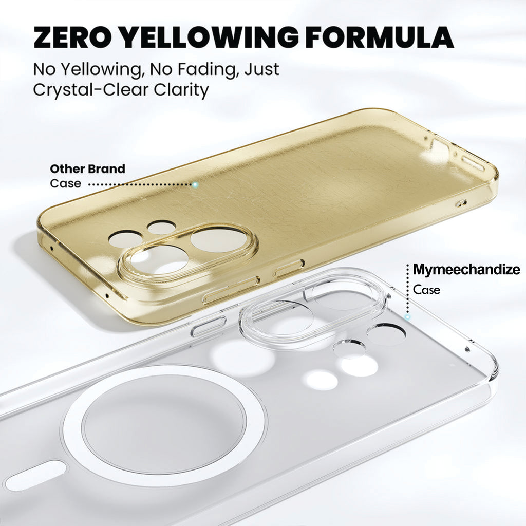 Anti Yellow Magsafe Clear Case for Vivo V60e