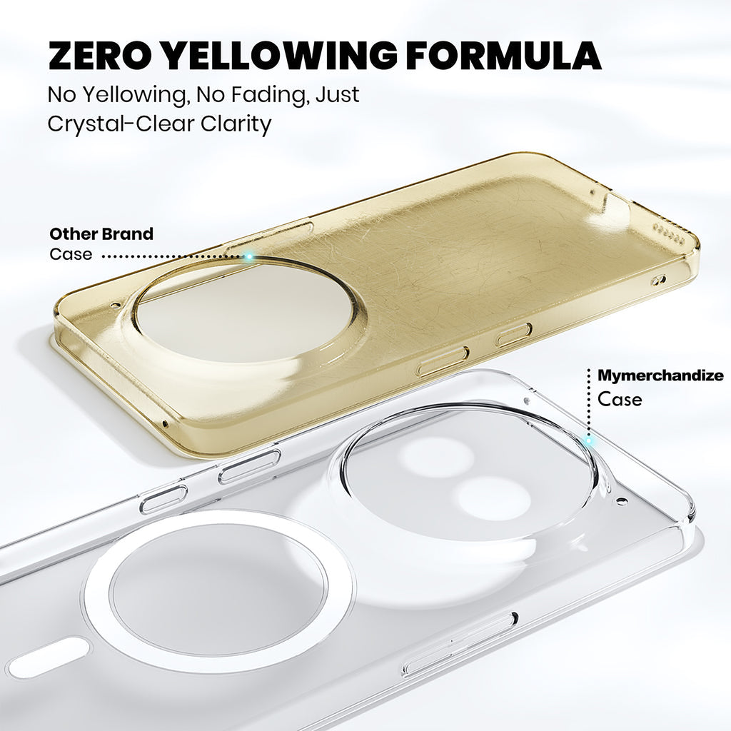 Anti Yellow Magsafe Clear Case for Nothing Phone 3a Pro