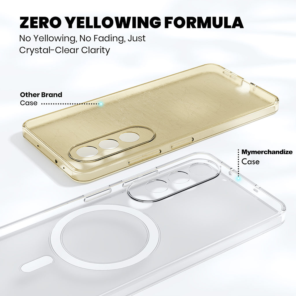 Anti Yellow Magsafe Clear Case for Oneplus Nord Ce 4