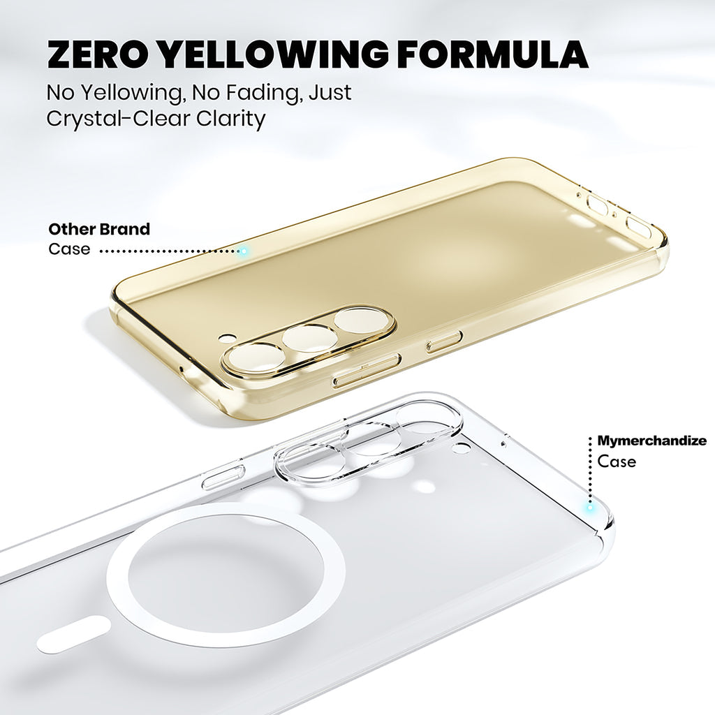 Anti Yellow Magsafe Clear Case for Samsung Galaxy A14 5G