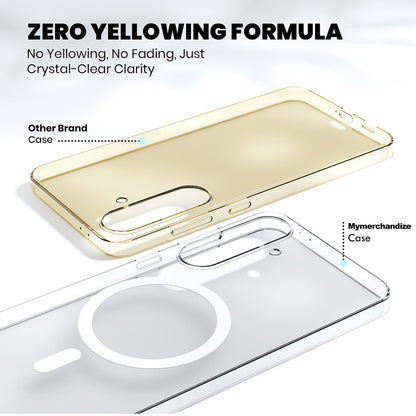 Anti Yellow Magsafe Clear Case for Samsung Galaxy S24 FE