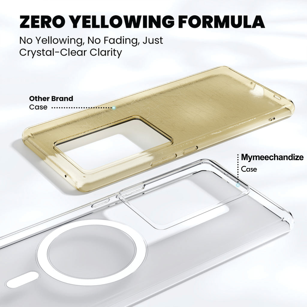 Anti Yellow Magsafe Clear Case for Vivo T4x