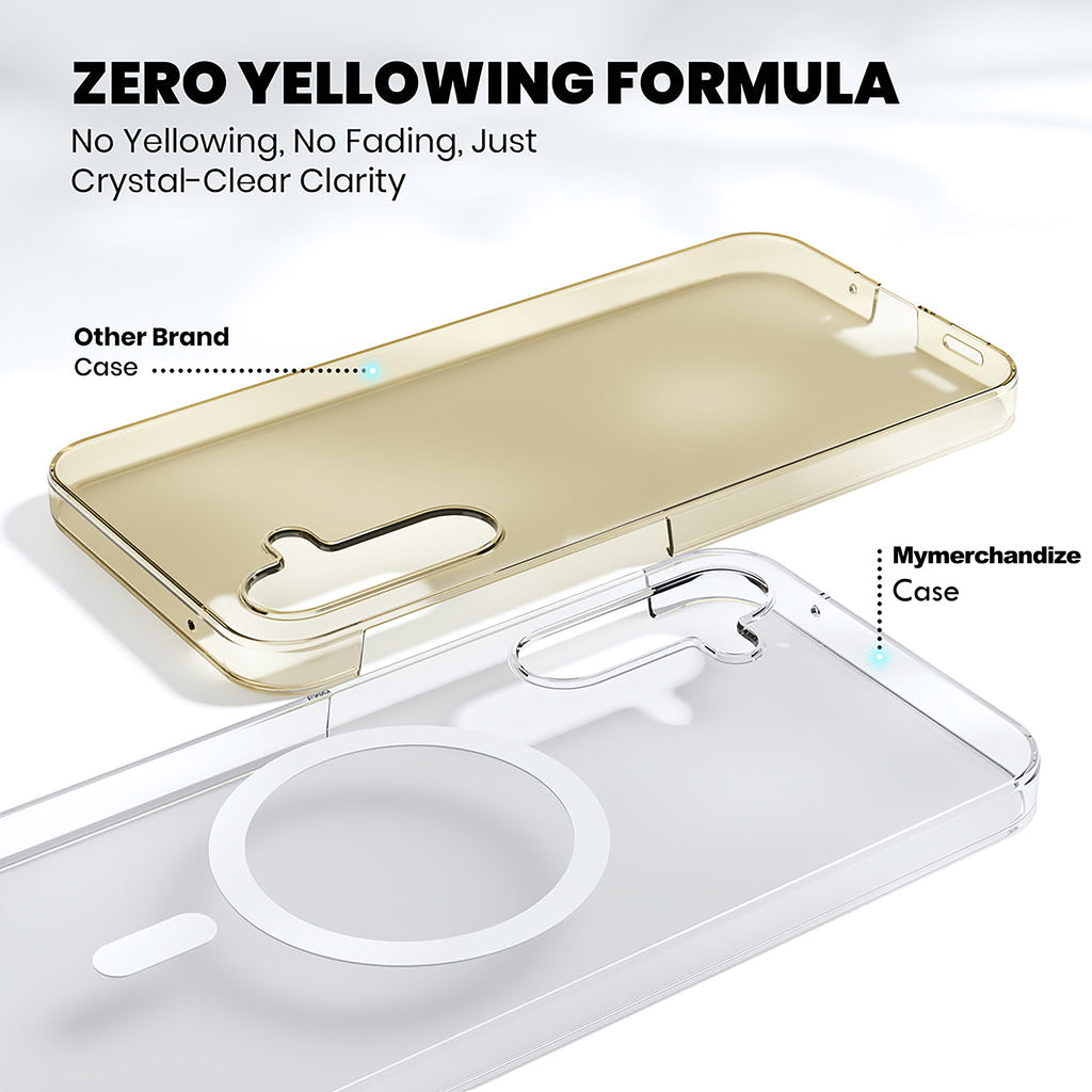 Anti Yellow Magsafe Clear Case for Samsung Galaxy A15 5G