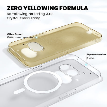 Anti Yellow Magsafe Clear Case for Nothing Phone 2A Plus