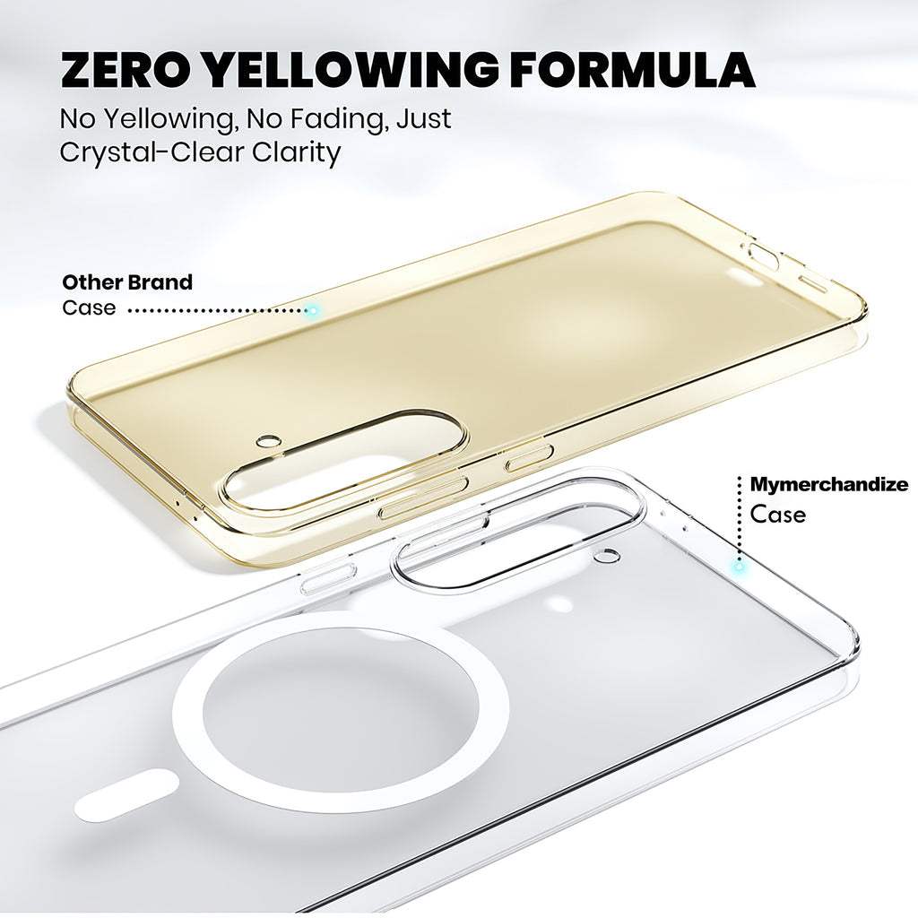 Anti Yellow Magsafe Clear Case for Samsung Galaxy A34 5G
