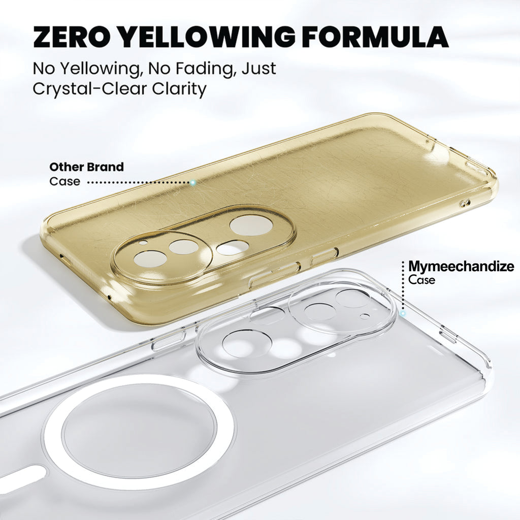 Anti Yellow Magsafe Clear Case for Vivo V50e