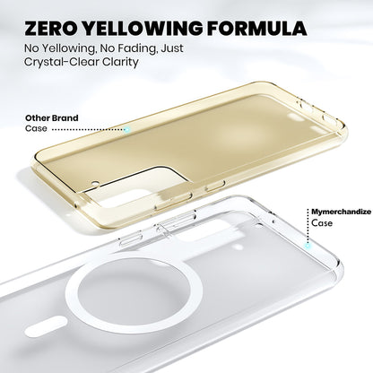 Anti Yellow Magsafe Clear Case for Samsung Galaxy S22 Plus 5G