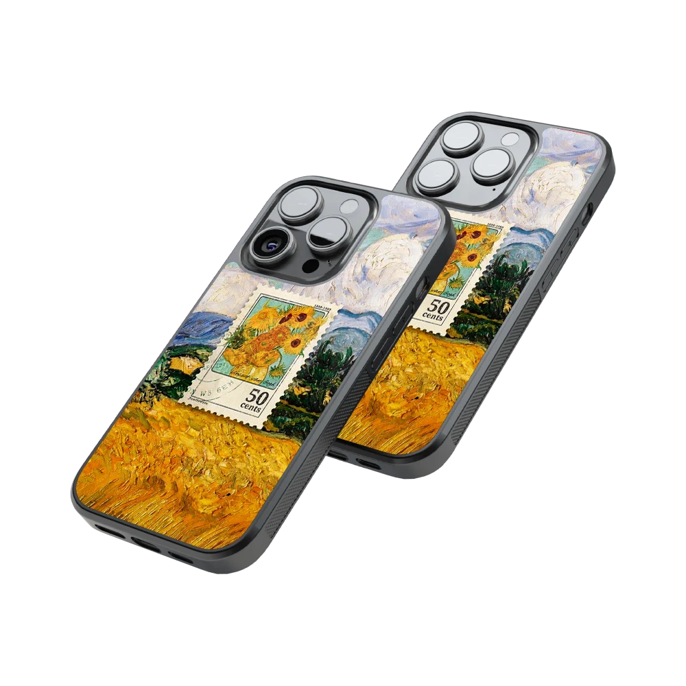 Protective Glass Back Phone Case Compatible with iPhone, Samsung, OnePlus, Pixel & More