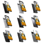 Durable Glass Back Mobile Case for iPhone, Samsung, OnePlus, Google Pixel, Redmi, Vivo, Oppo