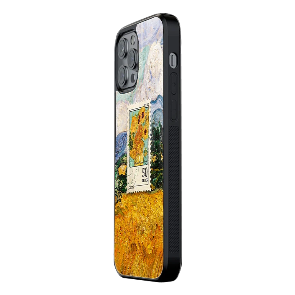 Slim Glass Back Phone Case for Multiple Brands iPhone, Samsung, Redmi, OnePlus, Oppo, Vivo