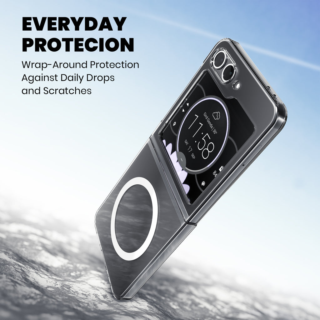 Anti Yellow Magsafe Clear Case for Samsung  Galaxy Z Flip 7