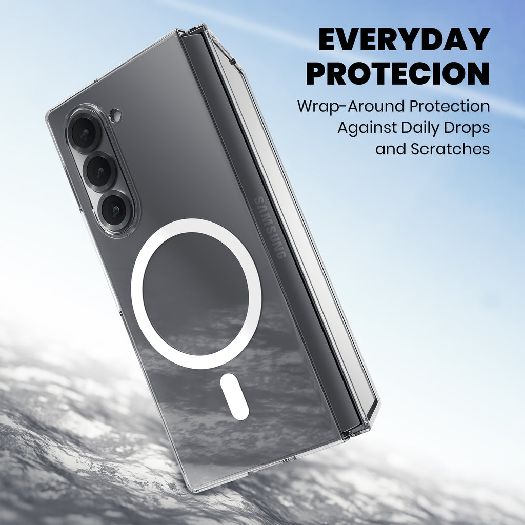 Anti Yellow Magsafe Clear Case for Samsung  Galaxy Z Fold 4