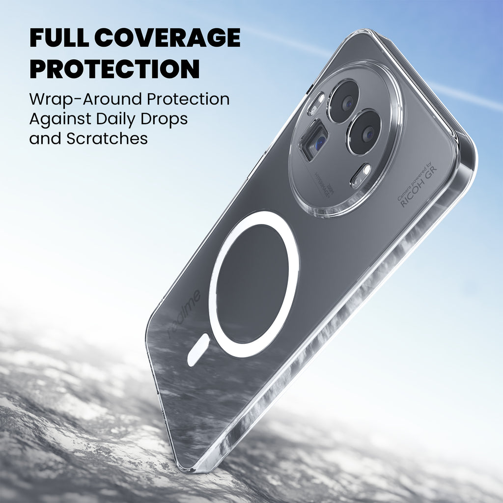 Anti Yellow Magsafe Clear Case for Realme 11 5G