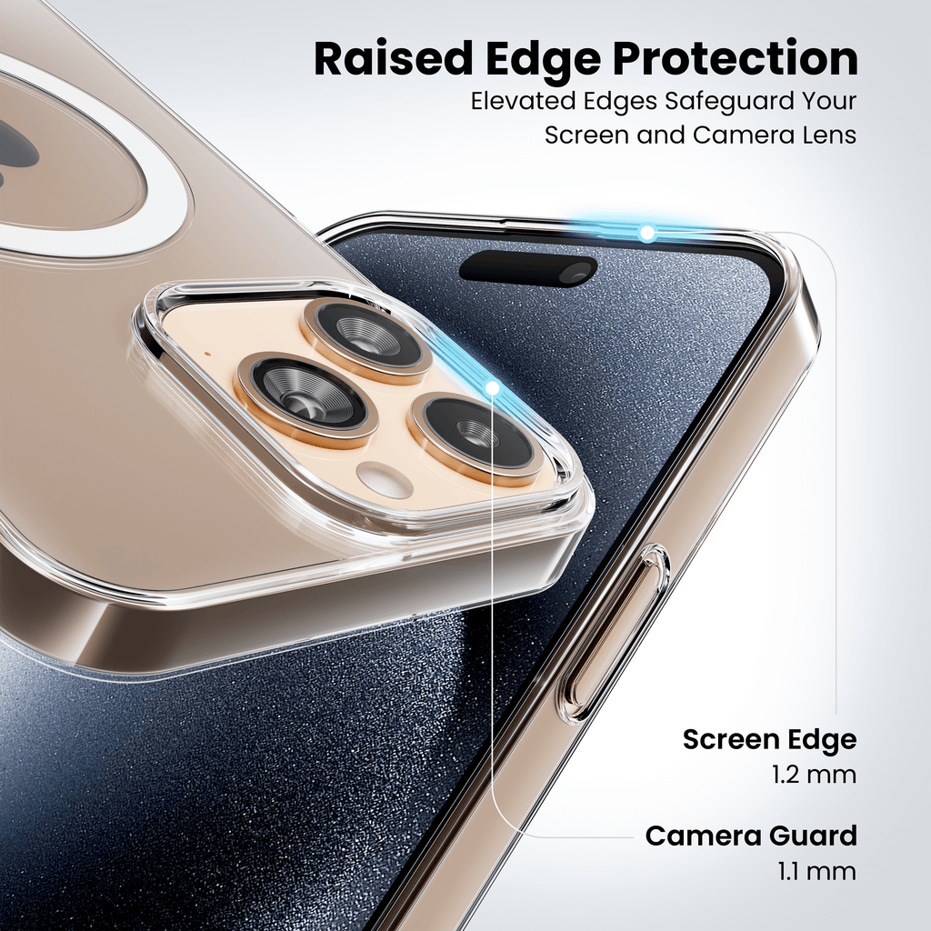 Anti Yellow Magsafe Clear Case for iPhone 16 Pro Max