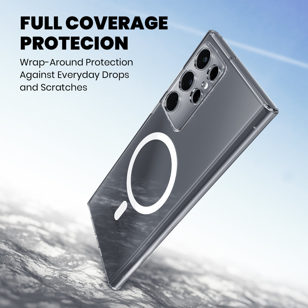 Anti Yellow Magsafe Clear Case for Samsung Galaxy S23 Ultra