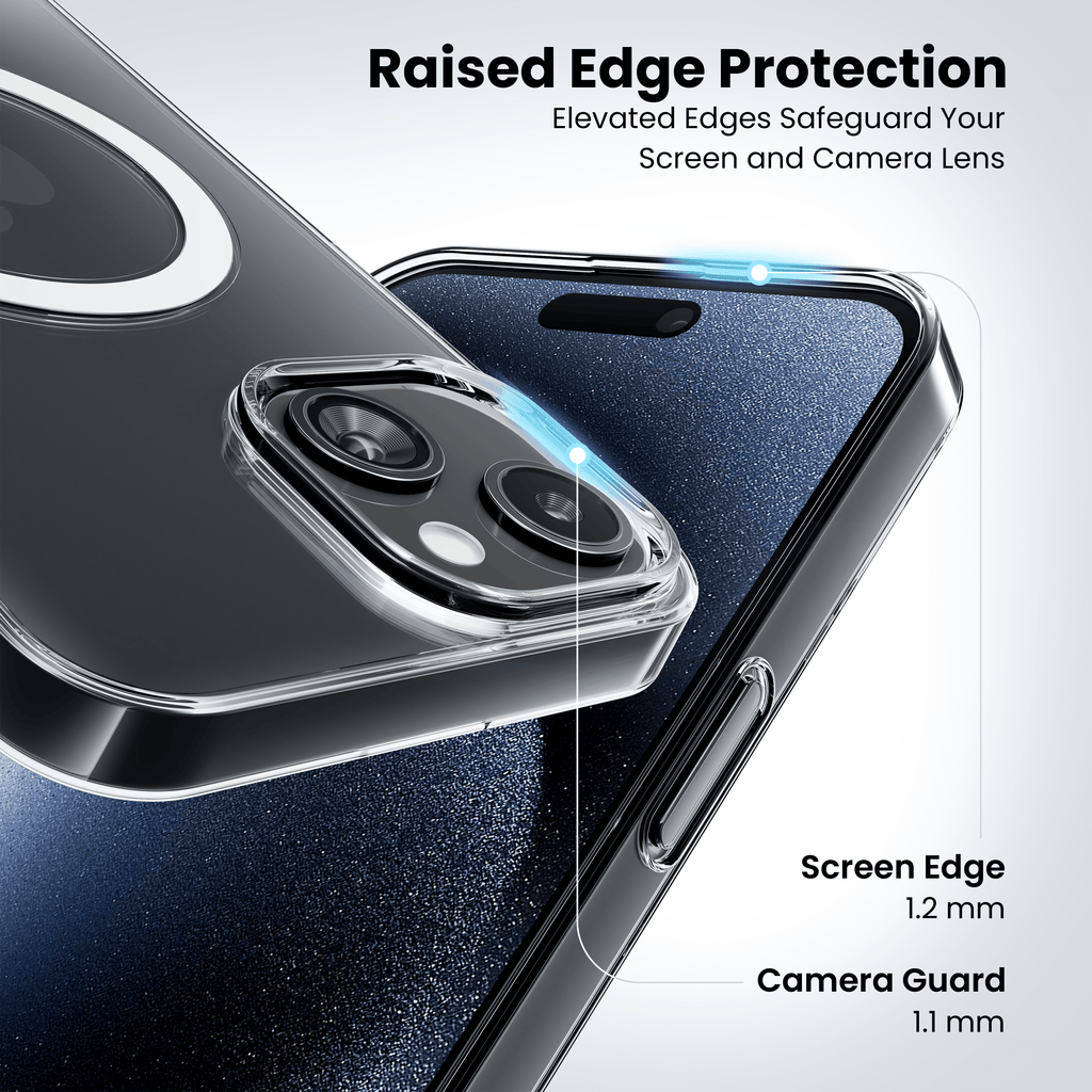 Anti Yellow Magsafe Clear Case for iPhone 15 Plus