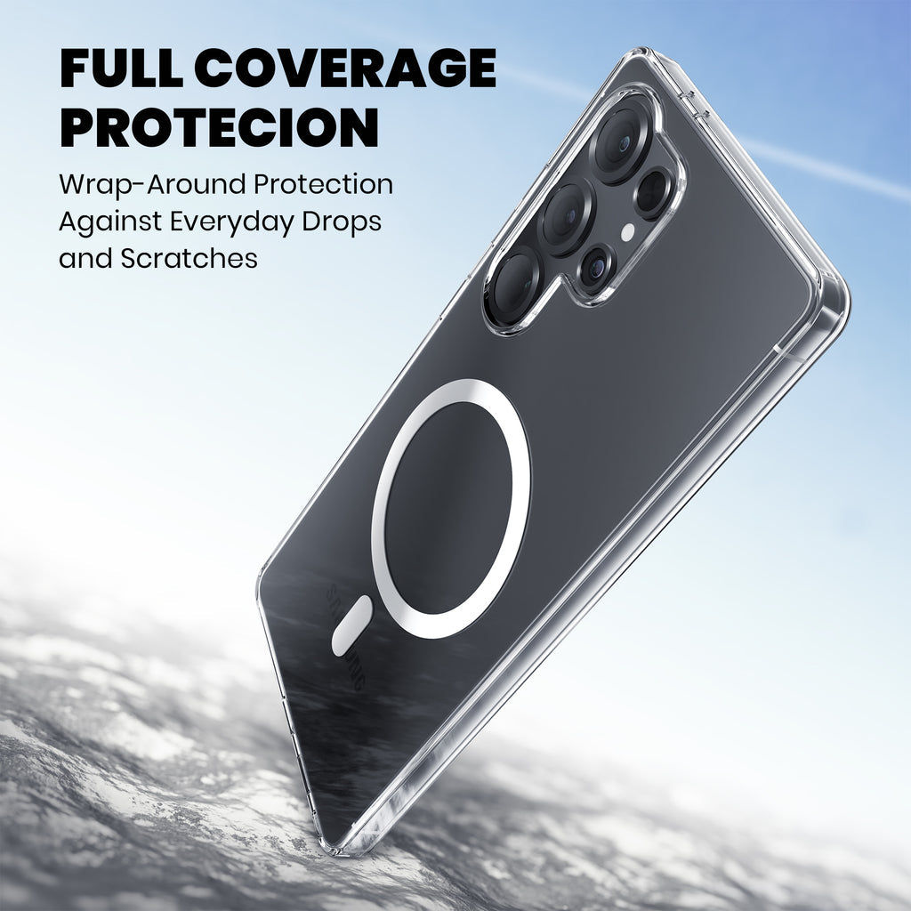 Anti Yellow Magsafe Clear Case for Samsung Galaxy S25 Plus