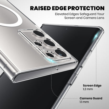 Anti Yellow Magsafe Clear Case for Samsung Galaxy S24 Ultra