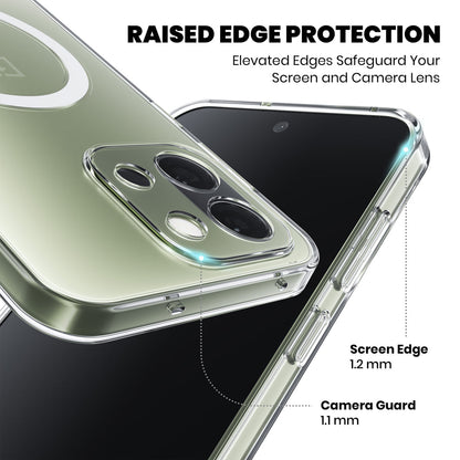 Anti Yellow Magsafe Clear Case for OnePlus Nord CE 2 5G