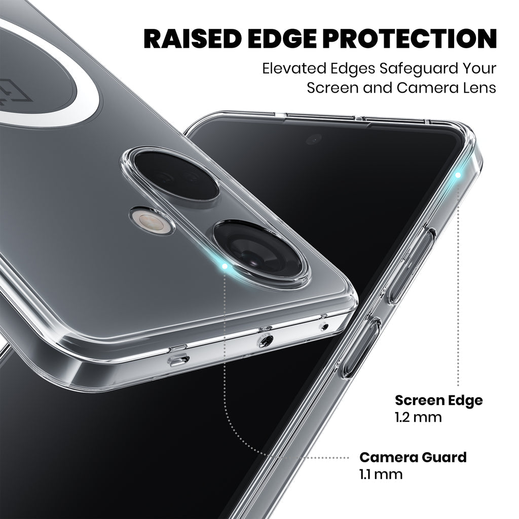 Anti Yellow Magsafe Clear Case for Oneplus Nord 2T 5G