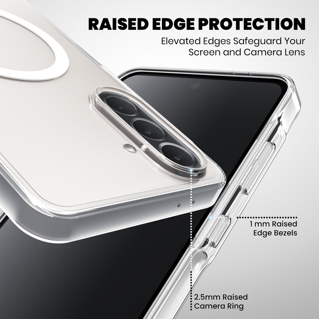 Anti Yellow Magsafe Clear Case for Motorola Edge 50 Fusion