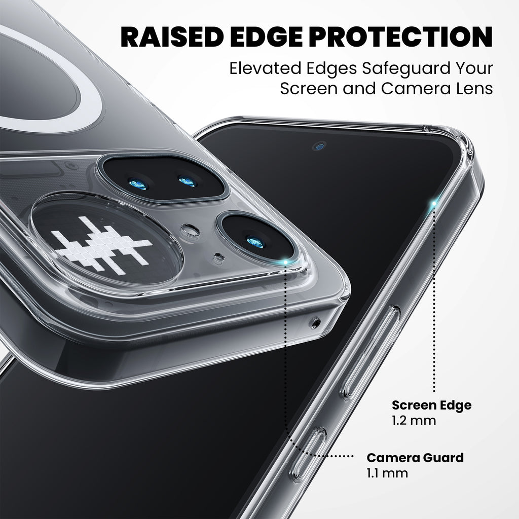 Anti Yellow Magsafe Clear Case for Nothing Phone 4A Pro