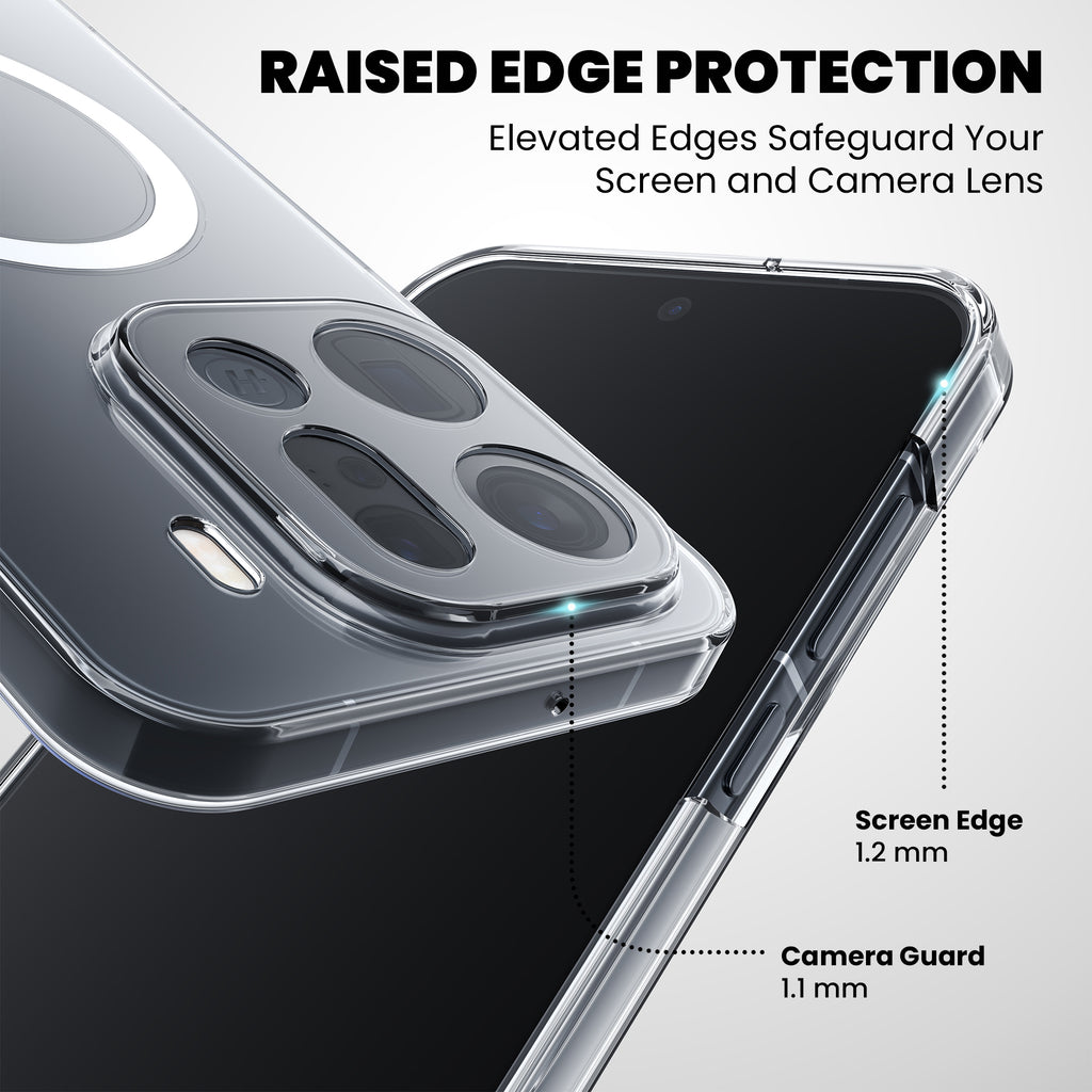 Anti Yellow Magsafe Clear Case for Oppo A5 5G