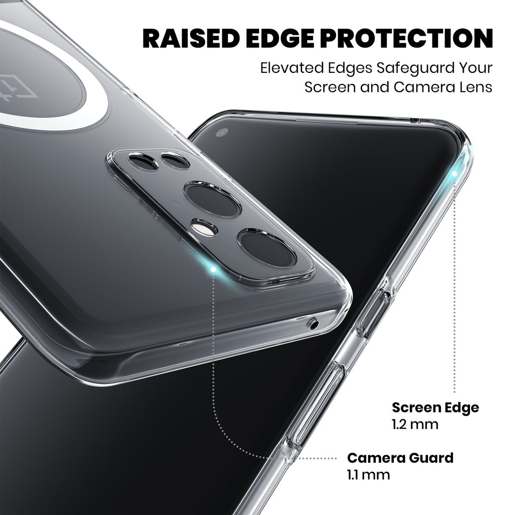 Anti Yellow Magsafe Clear Case for OnePlus 7T