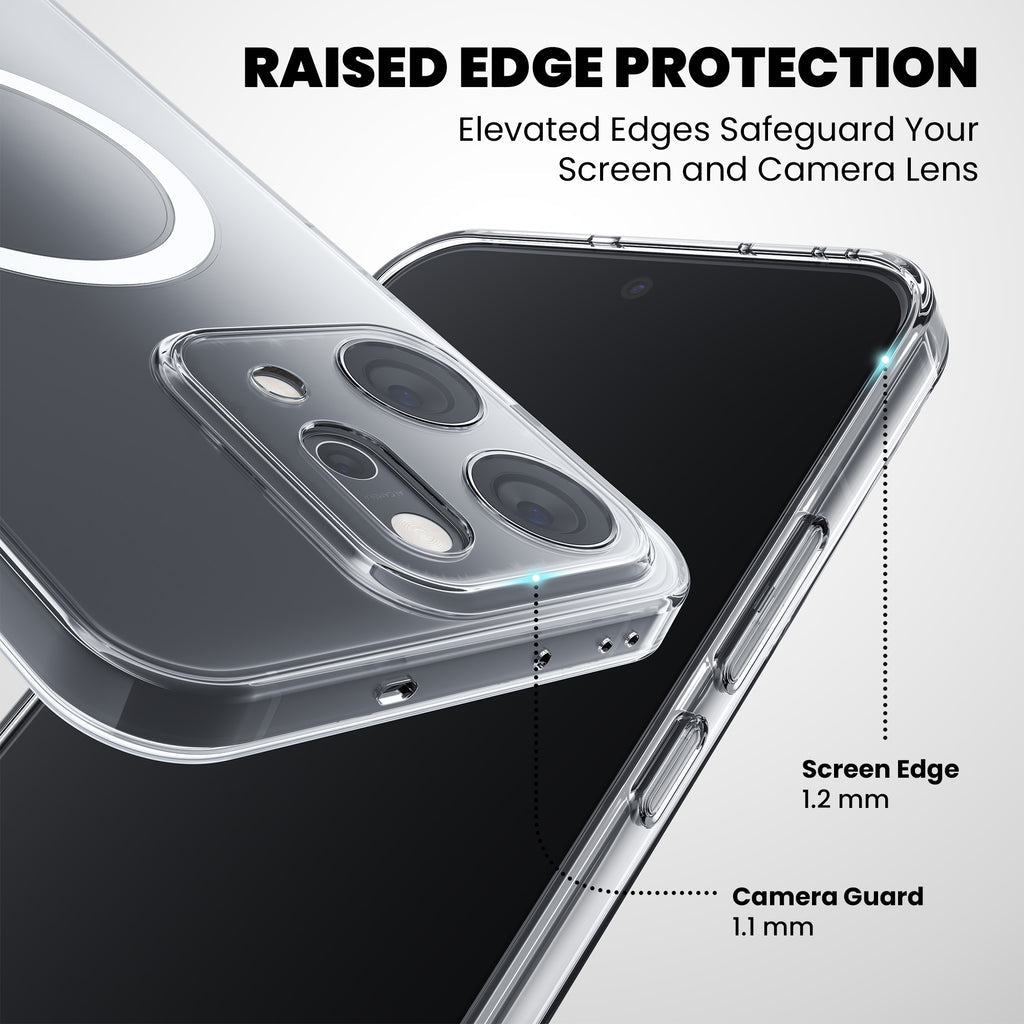 Anti Yellow Magsafe Clear Case for Oppo Reno 14 Pro 5G