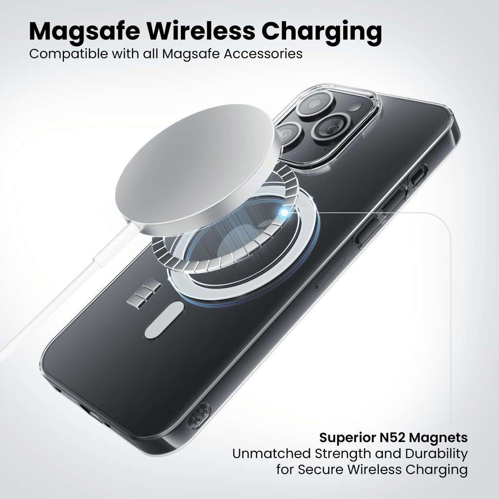Anti Yellow Magsafe Clear Case for iPhone 13 Pro Max