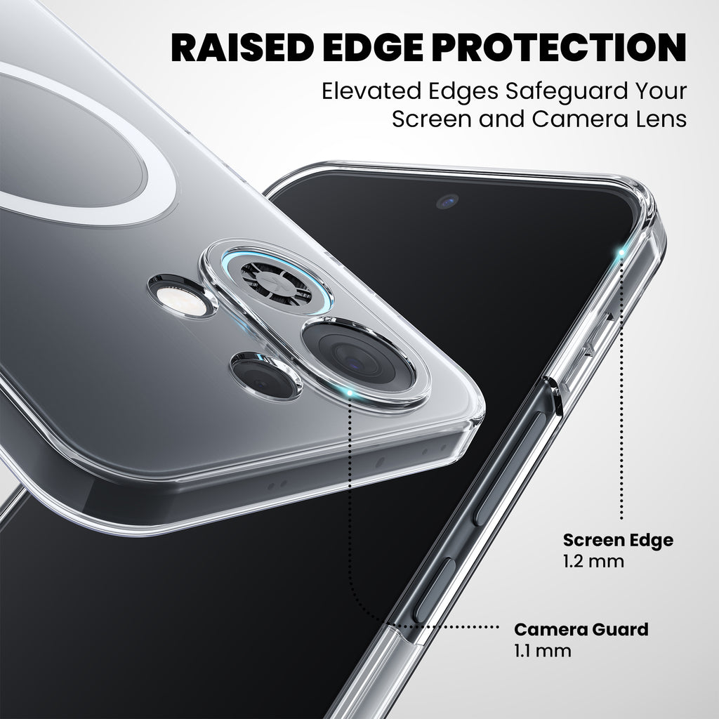 Anti Yellow Magsafe Clear Case for Oppo Reno 10 Pro