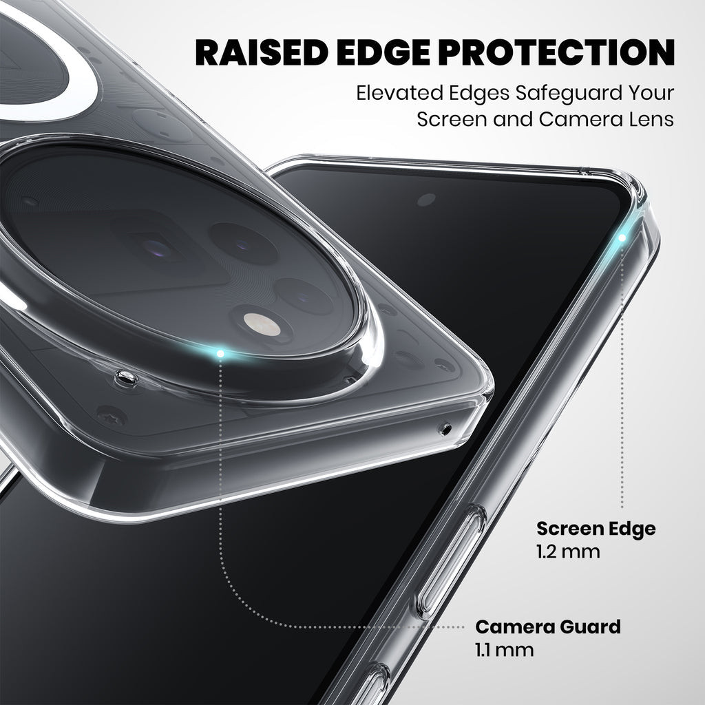 Anti Yellow Magsafe Clear Case for Nothing Phone 3a Pro