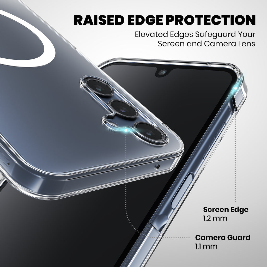 Anti Yellow Magsafe Clear Case for Samsung Galaxy A55 5G