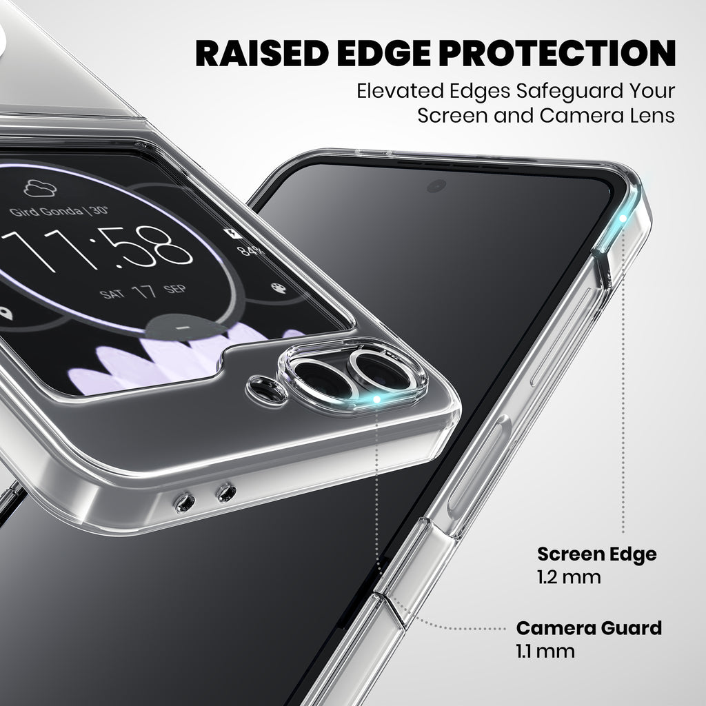 Anti Yellow Magsafe Clear Case for Samsung  Galaxy Z Flip 6