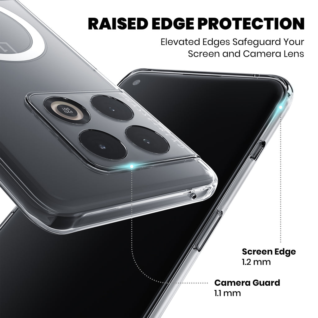 Anti Yellow Magsafe Clear Case for OnePlus 10 Pro 5G