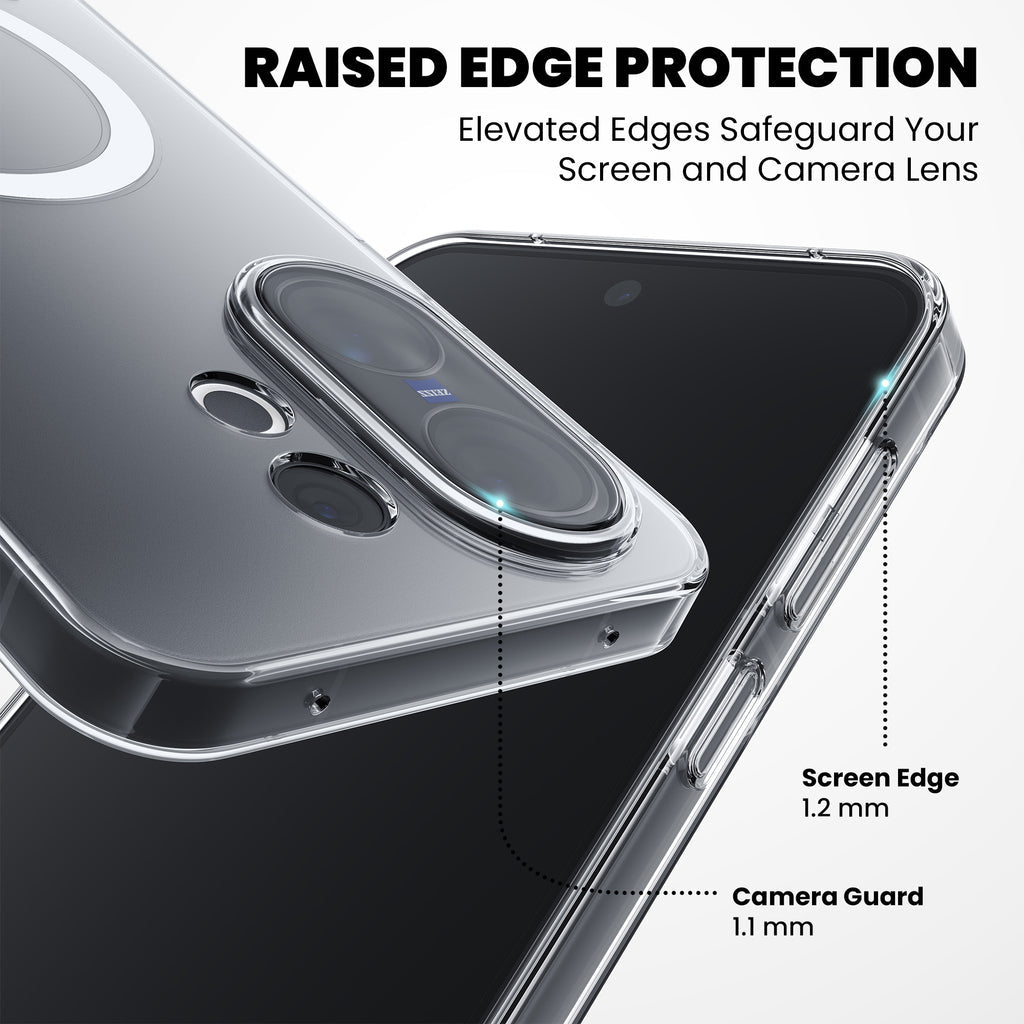 Anti Yellow Magsafe Clear Case for Vivo Y19s