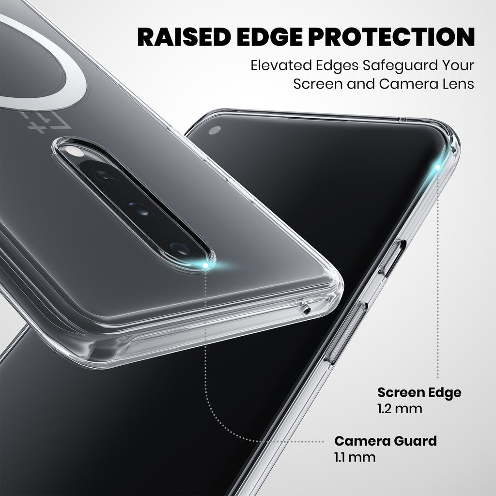 Anti Yellow Magsafe Clear Case for OnePlus 7