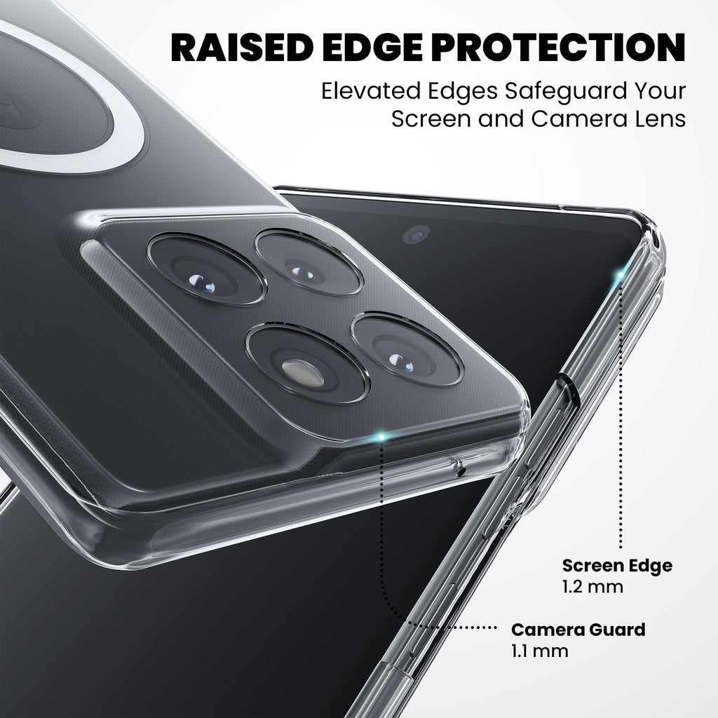 Anti Yellow Magsafe Clear Case for Motorola Edge 60 Fusion