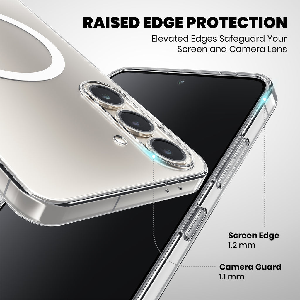 Anti Yellow Magsafe Clear Case for Samsung Galaxy S25 Edge