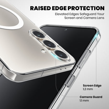 Anti Yellow Magsafe Clear Case for Samsung Galaxy S25 Edge