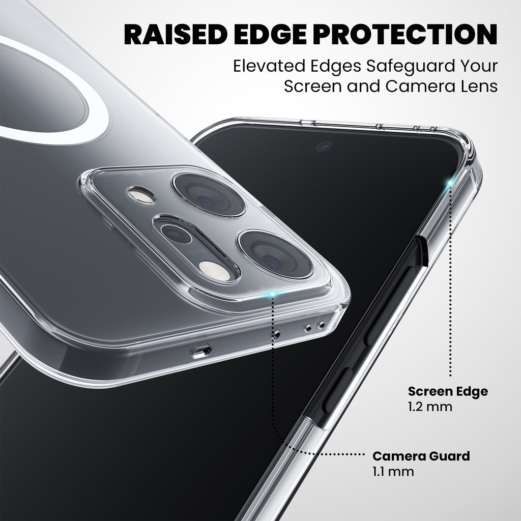 Anti Yellow Magsafe Clear Case for Oppo Reno 11 Pro