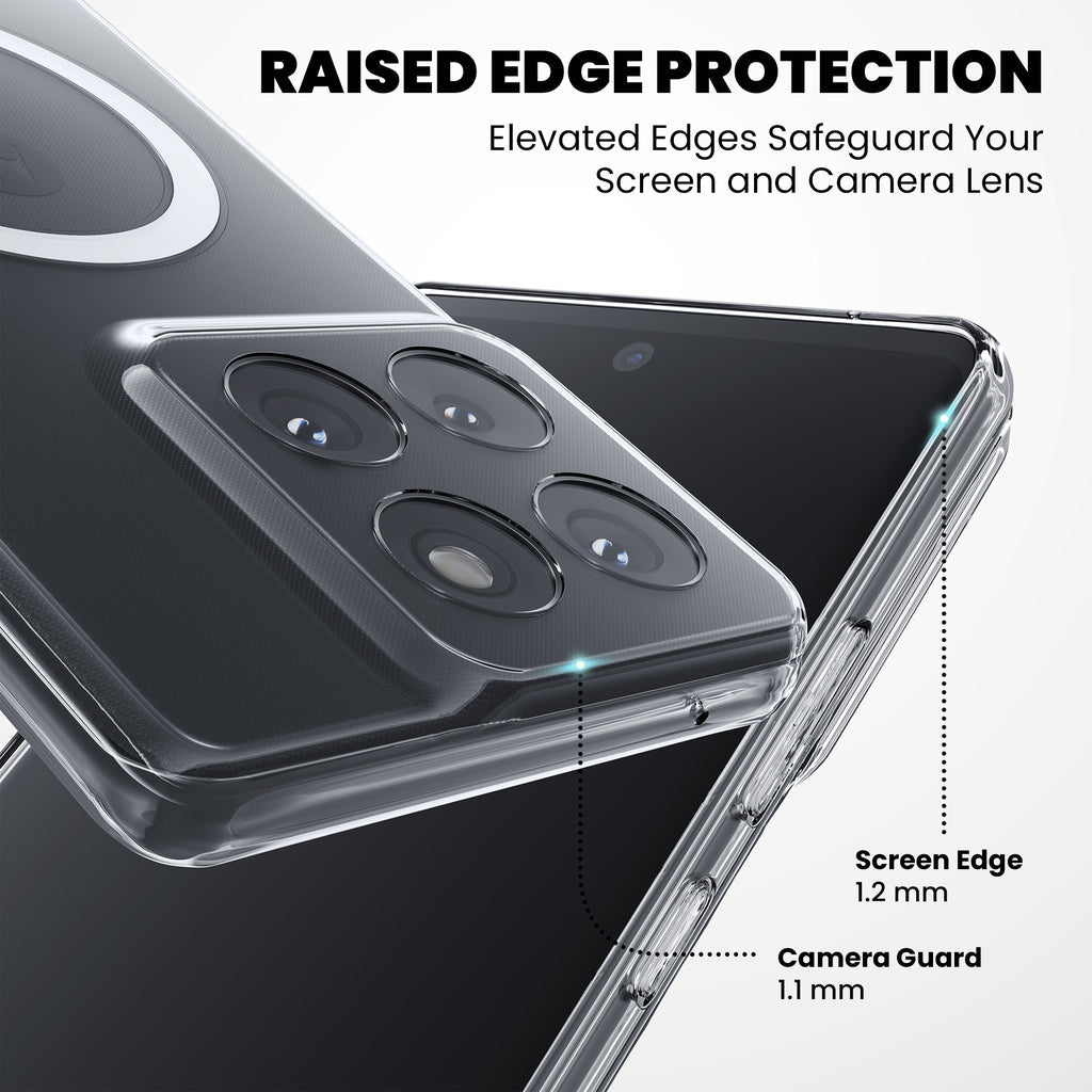 Anti Yellow Magsafe Clear Case for Motorola G86 Power 5G