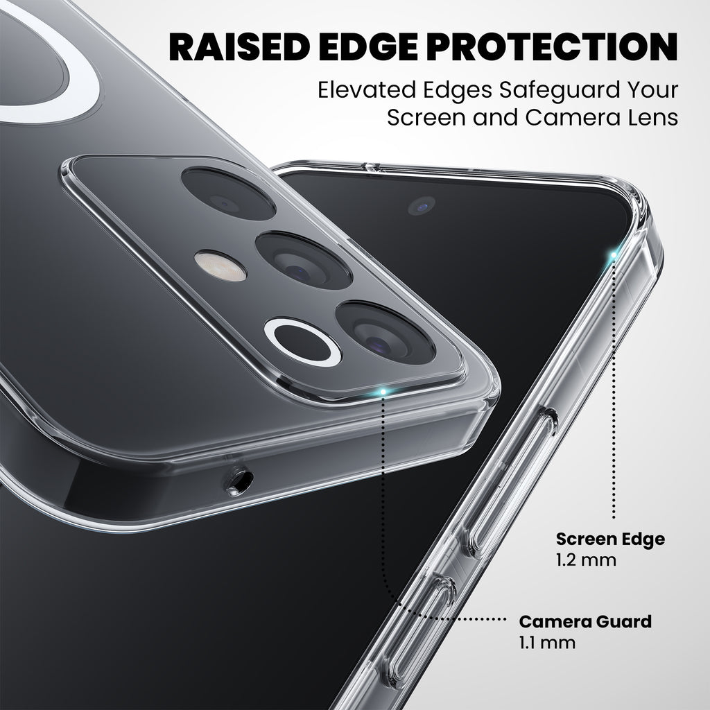 Anti Yellow Magsafe Clear Case for Realme 15x
