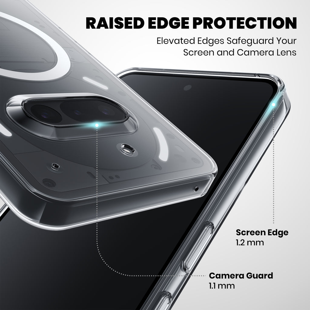 Anti Yellow Magsafe Clear Case for Nothing Phone 3a