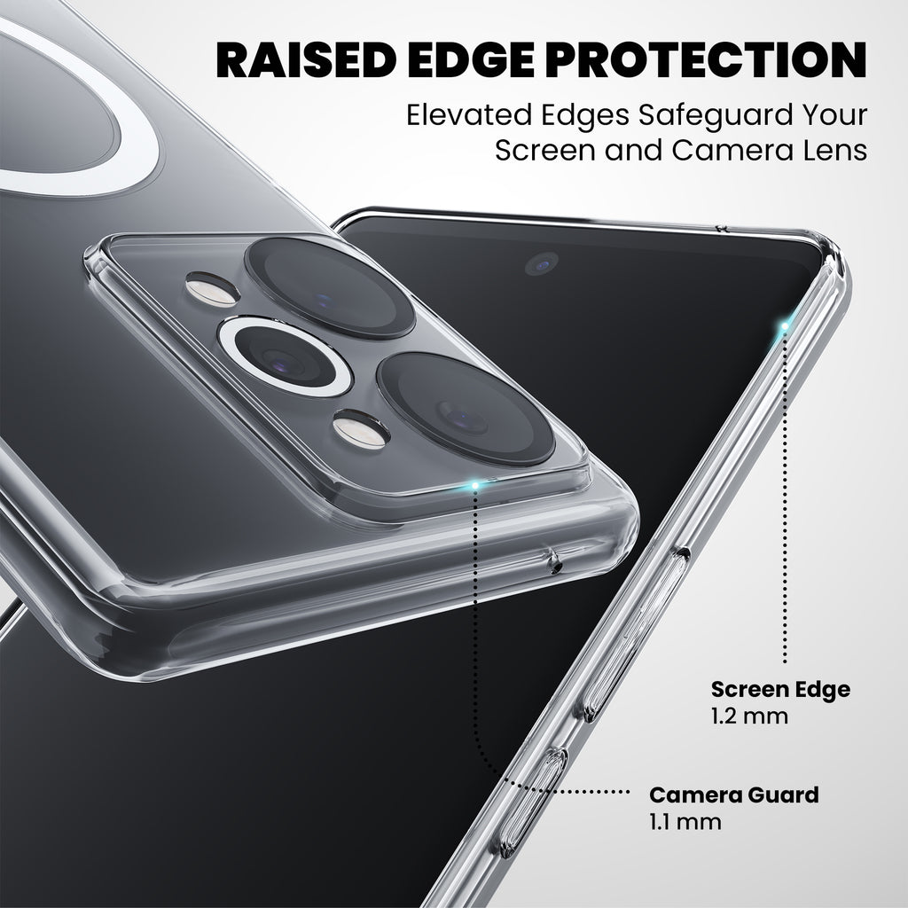 Anti Yellow Magsafe Clear Case for Realme C35