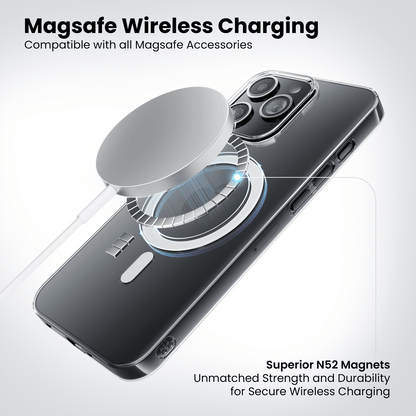 Anti Yellow Magsafe Clear Case for iPhone 16 Pro