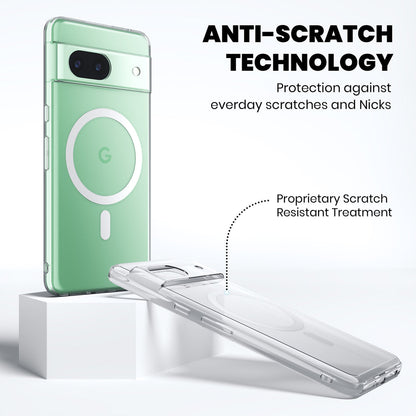 Anti Yellow Magsafe Clear Case for Google Pixel 8A