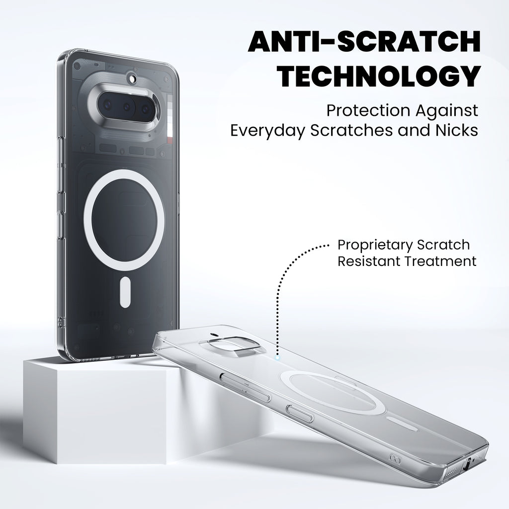 Anti Yellow Magsafe Clear Case for Nothing Phone 4A